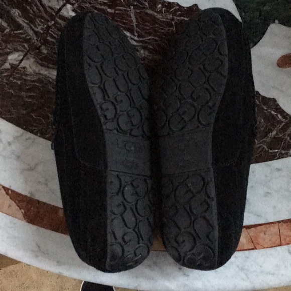 UGG Slip-on/Loafers Black Leather Brand NWT - Picture 3 of 6